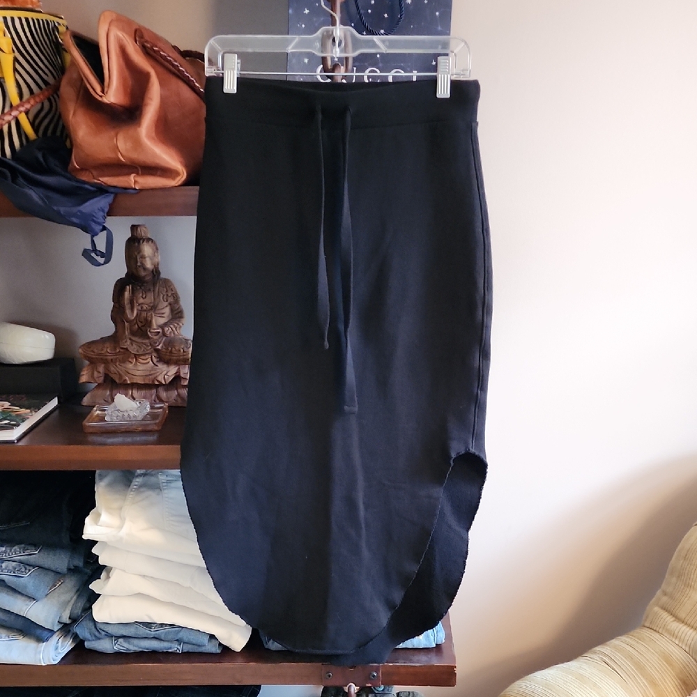 Frank & Eileen Black Midi Skirt